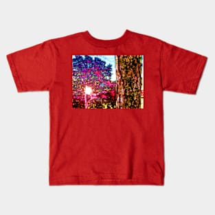 Tree Bark in Colors Kids T-Shirt